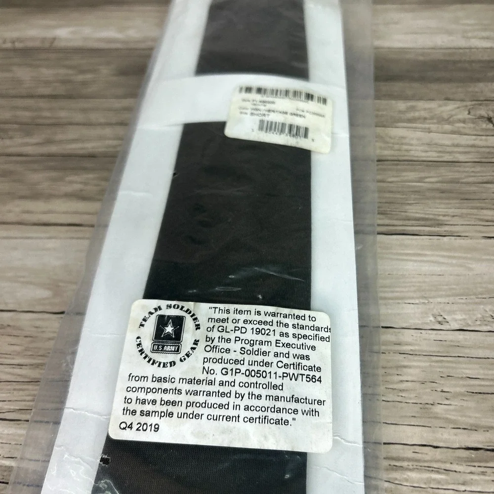 US Army Team Soldier Certified Gear Necktie Heritage Green Short F1 AG0200